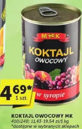 koktajl owocowy