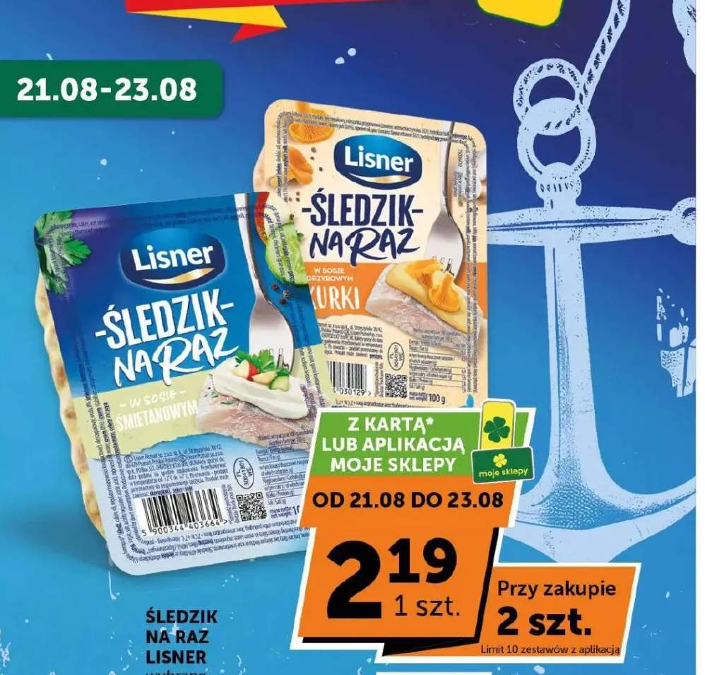 śledzik na raz