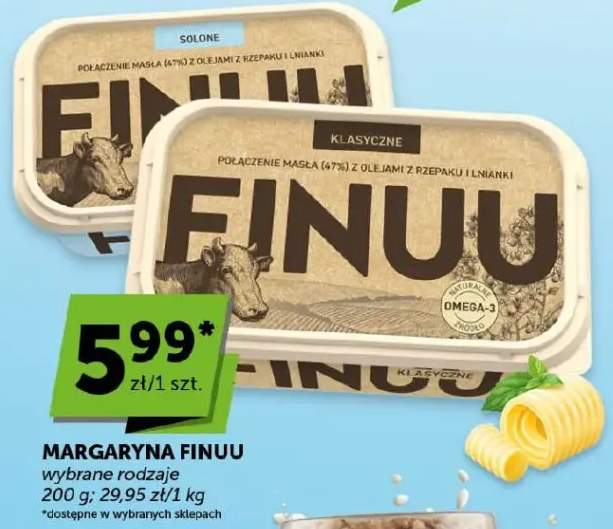 Margaryna Finuu wybrane rodzaje