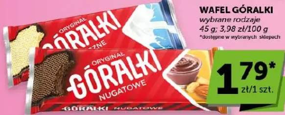 Wafel góralki wybrane rodzaje