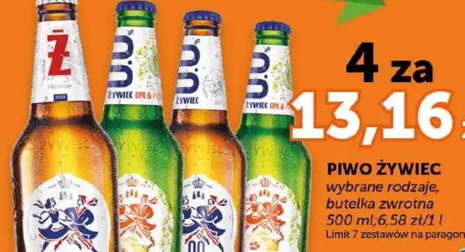 Piwo wybrane rodzaje, butelka zwrotna