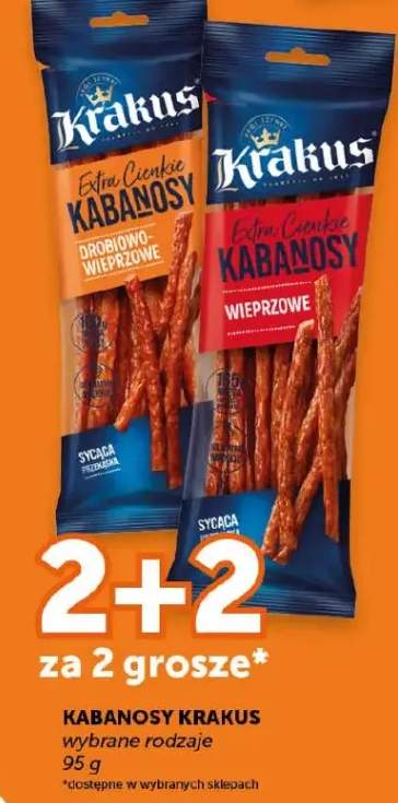 Kabanosy extra cienkie wieprzowe