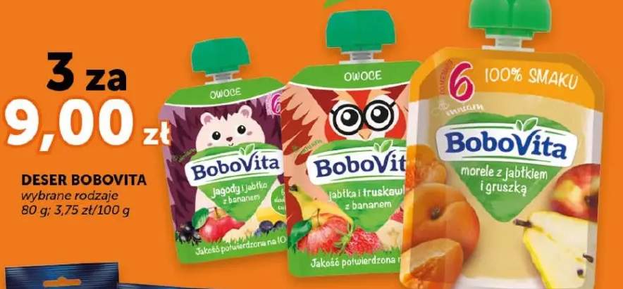 Deser jagody i jabłko z bananem