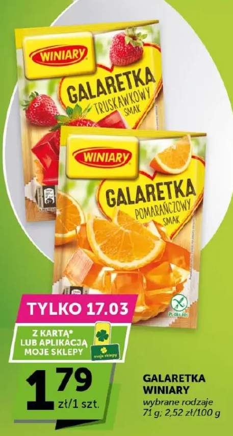 Galaretka o smaku truskawkowym