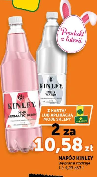 Napój Kinley wybrane rodzaje