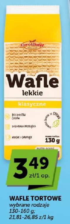 Wafle tortowe lekkie klasyczne