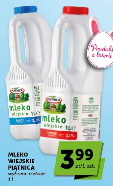 Mleko wiejskie wybrane rodzaje