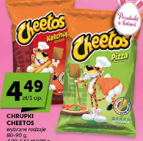 Chrupki Cheetos wybrane rodzaje