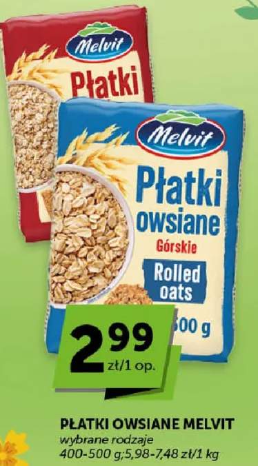 Płatki owsiane górskie rolled oats