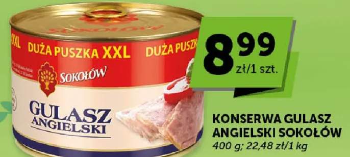 Konserwa gulasz angielski duża puszka XXL