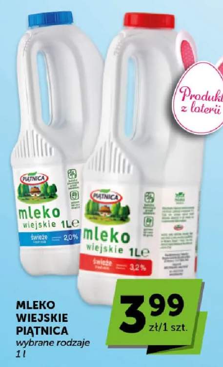 Mleko wiejskie wybrane rodzaje