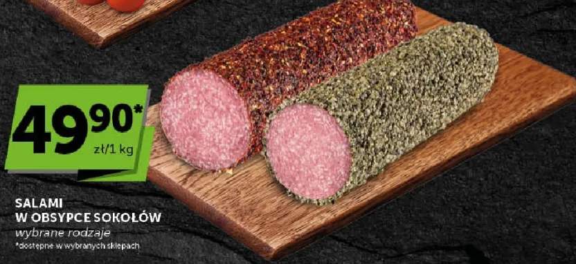 Salami w obsypce sokołów