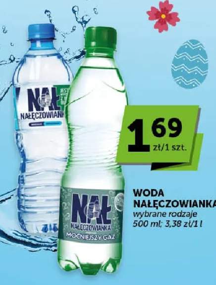 Woda Nałęczowianka wybrane rodzaje