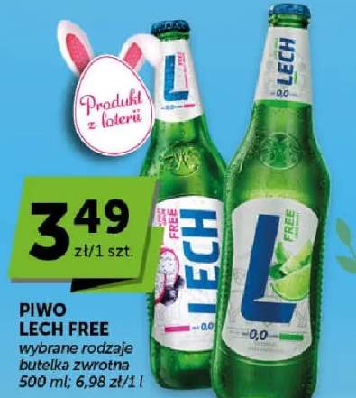 Piwo bezalkoholowe Lech Free wybrane rodzaje