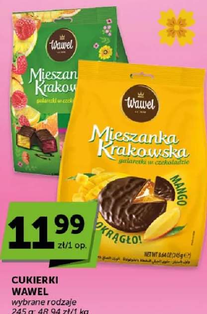 Cukierki wybrane rodzaje