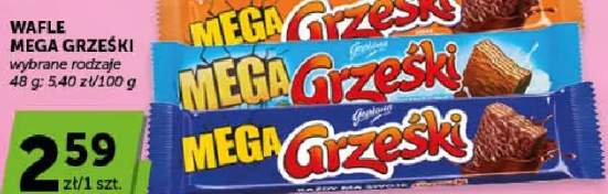 Wafle Mega Grzeski wybrane rodzaje