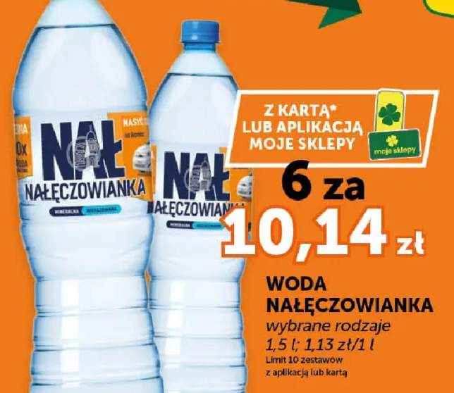 Woda Nałęczowianka wybrane rodzaje