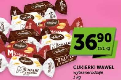 Cukierki Wawel wybrane rodzaje