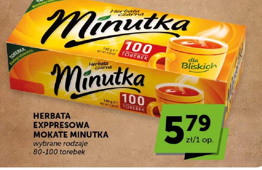 Herbata exppresowa mokate Minutka