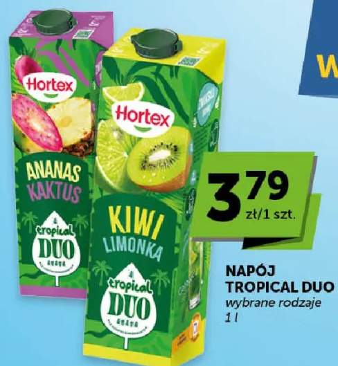 Napój Tropical Duo wybrane rodzaje