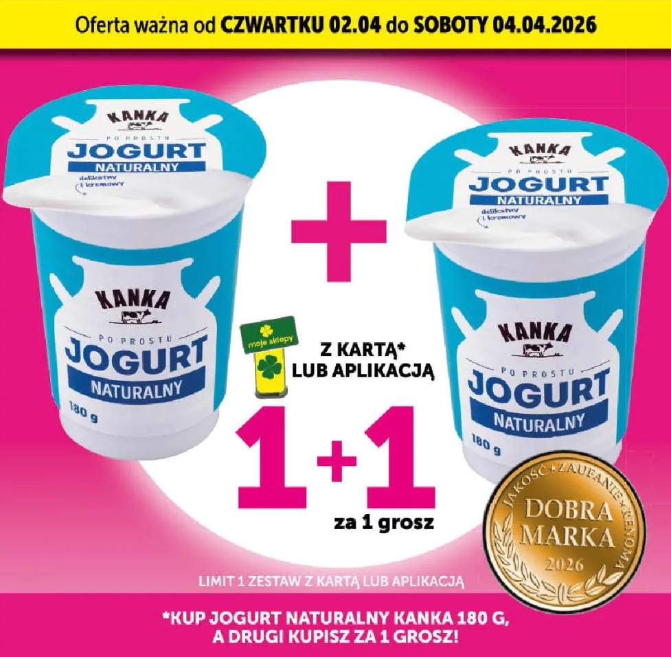 Jogurt naturalny Kanka