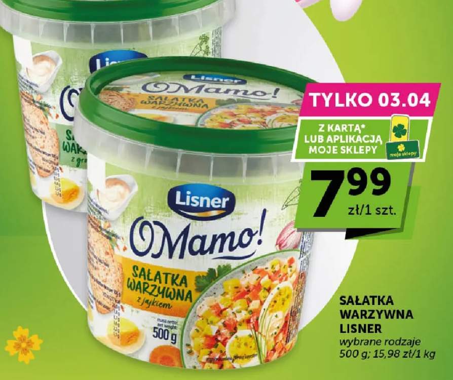 Sałatka warzywna O Mamo! wybrane rodzaje