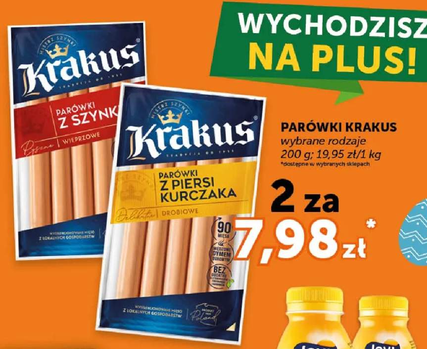 Parówki wybrane rodzaje