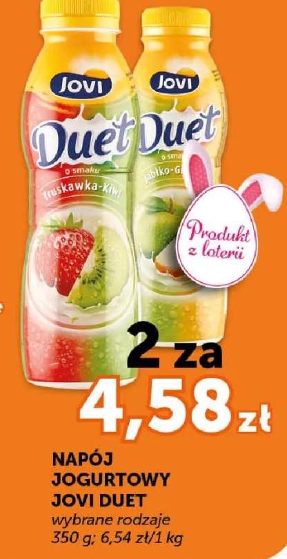 Napój jogurtowy Duet wybrane rodzaje