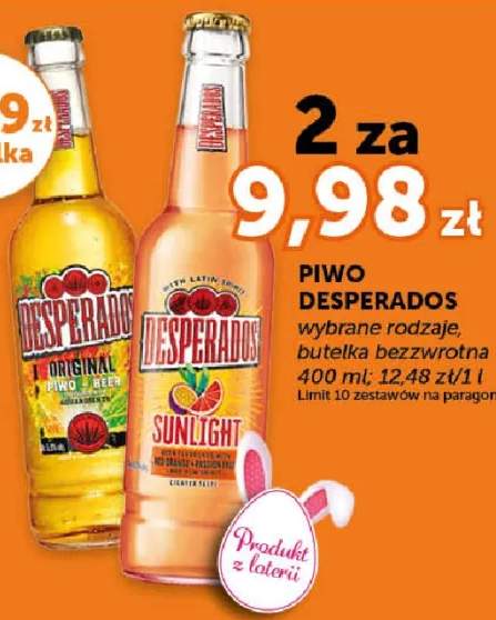 Piwo Desperados Sunlight