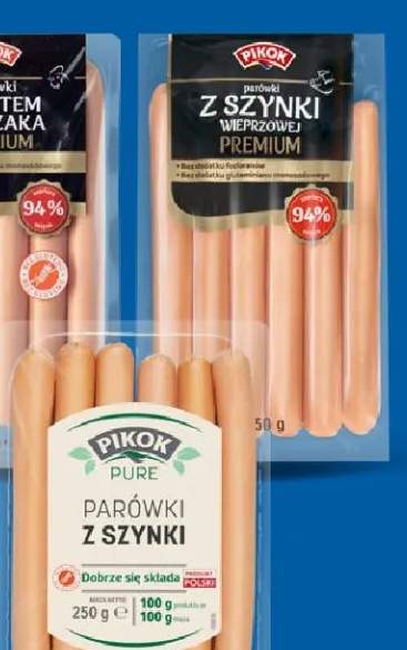 parówki z szynki