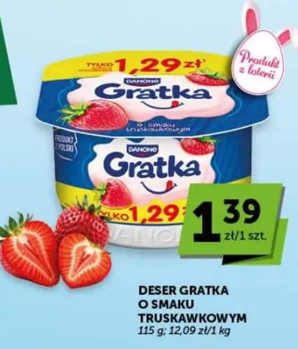 Deser o smaku truskawkowym