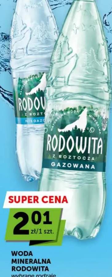 Woda mineralna niegazowana