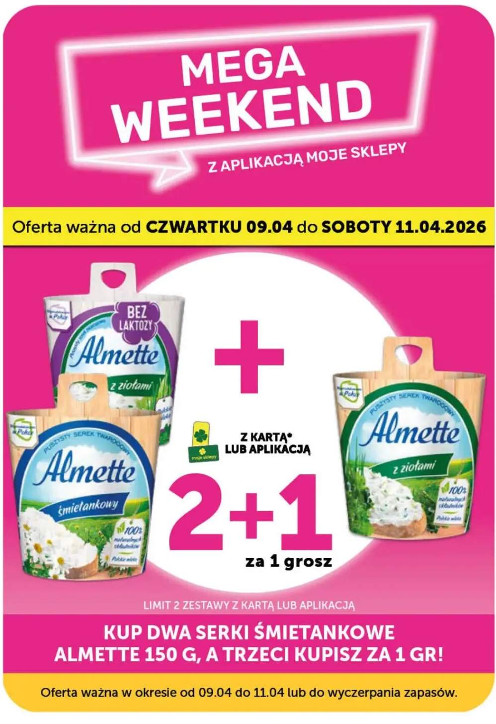 Serek śmietankowy Almette wybrane rodzaje