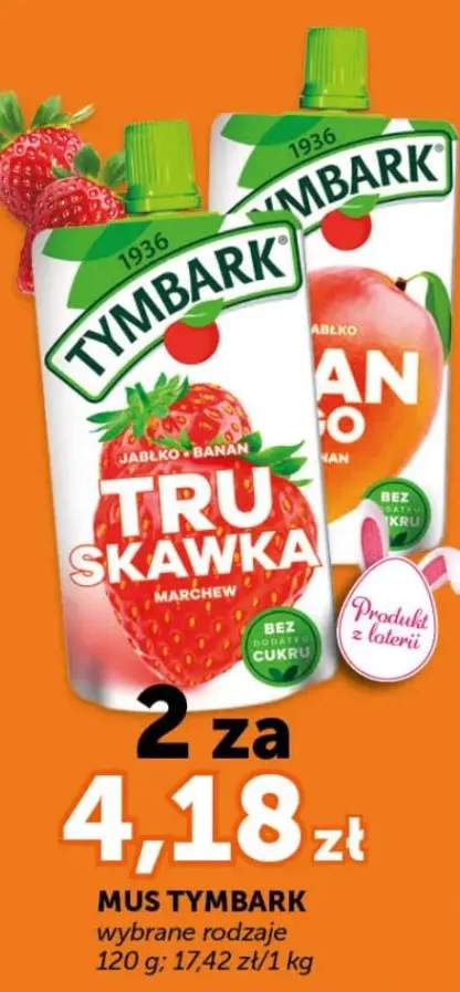 Mus Tymbark wybrane rodzaje