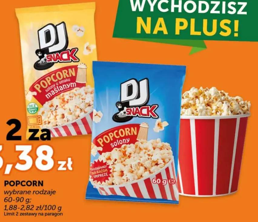 Popcorn o smaku maślanym