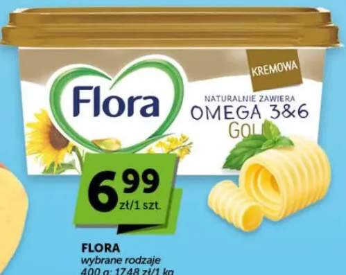 Margaryna kremowa naturalnie zawiera omega 3&6 gold