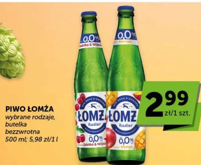 Piwo wybrane rodzaje, butelka bezzwrotna