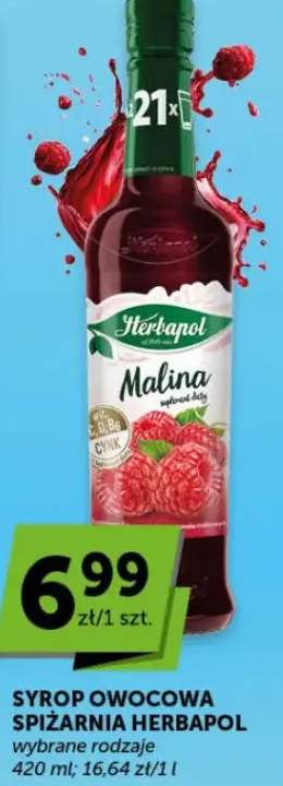 Syrop owocowy Malina