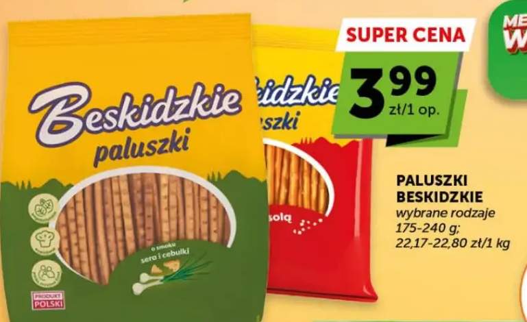 Paluszki wybrane rodzaje