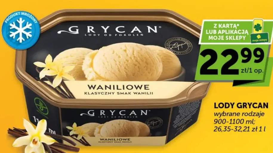 Lody Grycan wybrane rodzaje