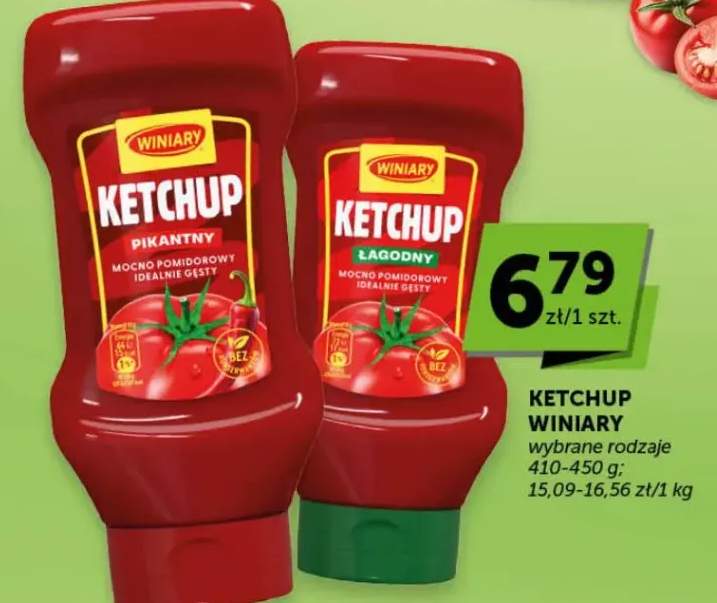 Ketchup wybrane rodzaje