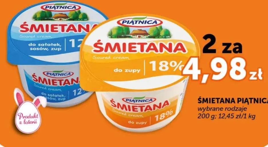 Śmietana do sałatek, sosów, zup 12%, do zupy 18%