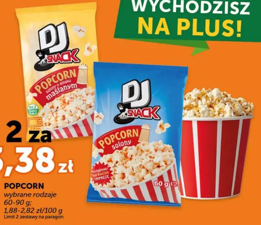 Popcorn o smaku maślanym
