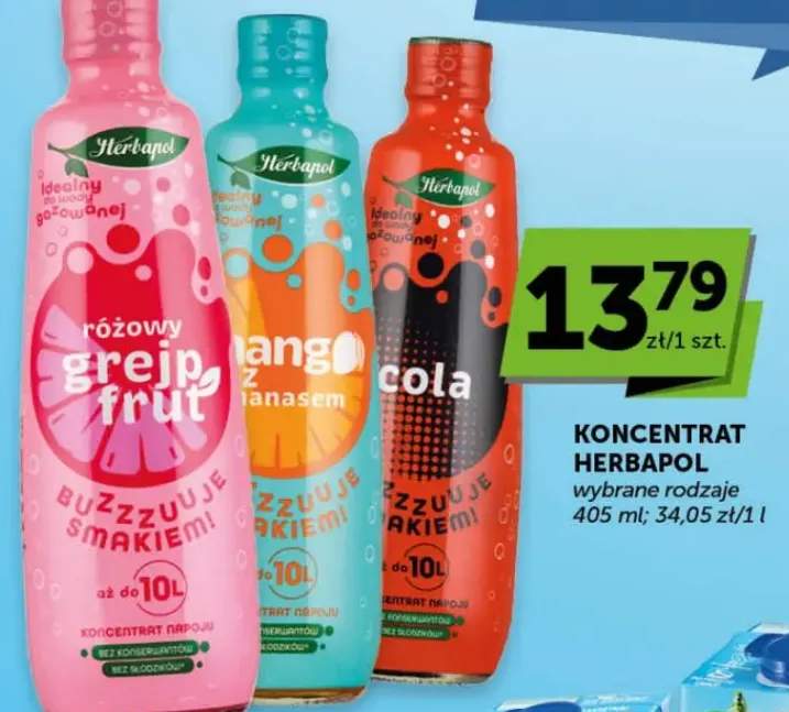 Koncentrat Herbapol różowy grejpfrut