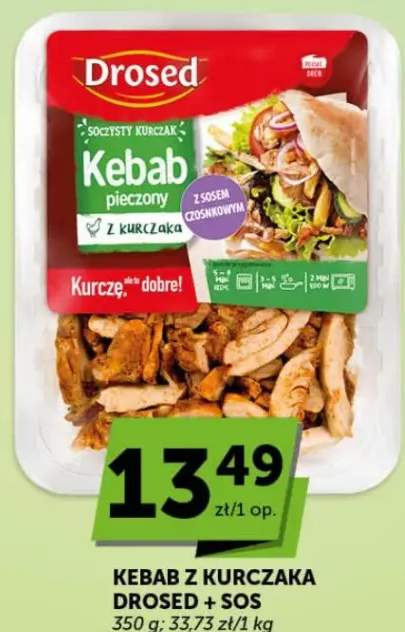 Kebab z kurczaka + sos