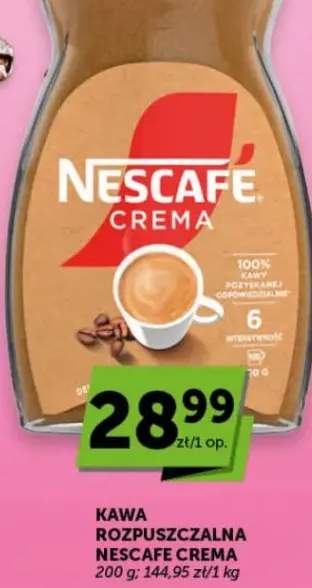 Kawa rozpuszczalna crema