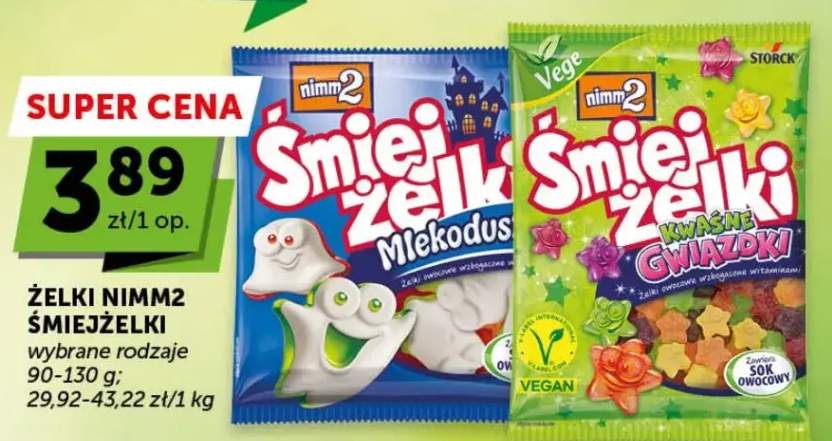 Żelki Nimm2 Śmiejżelki wybrane rodzaje