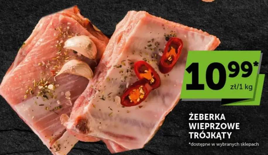 Żeberka wieprzowe trójkąty