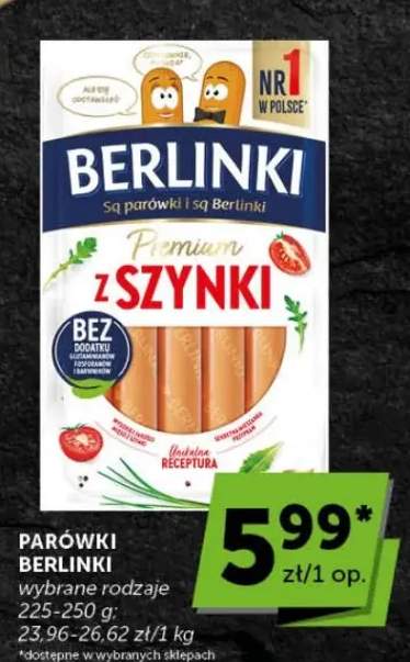 Parówki wybrane rodzaje