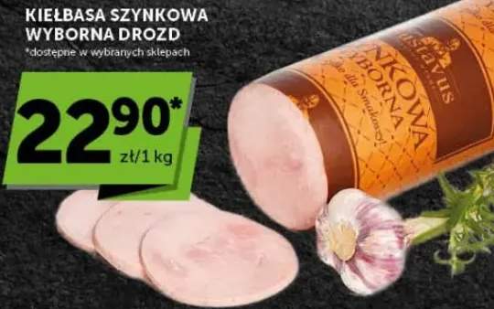 Kiełbasa szynkowa wyborna Drożdż